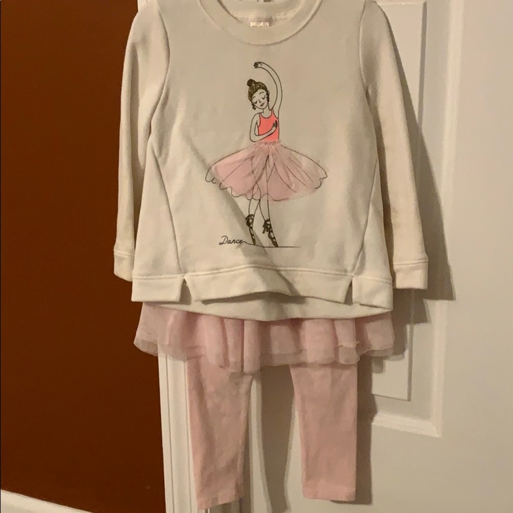 Ballerina long sleeve outfit
